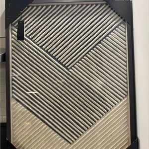 Modern Black and White Geometric Wall Art . This is two different wall art .